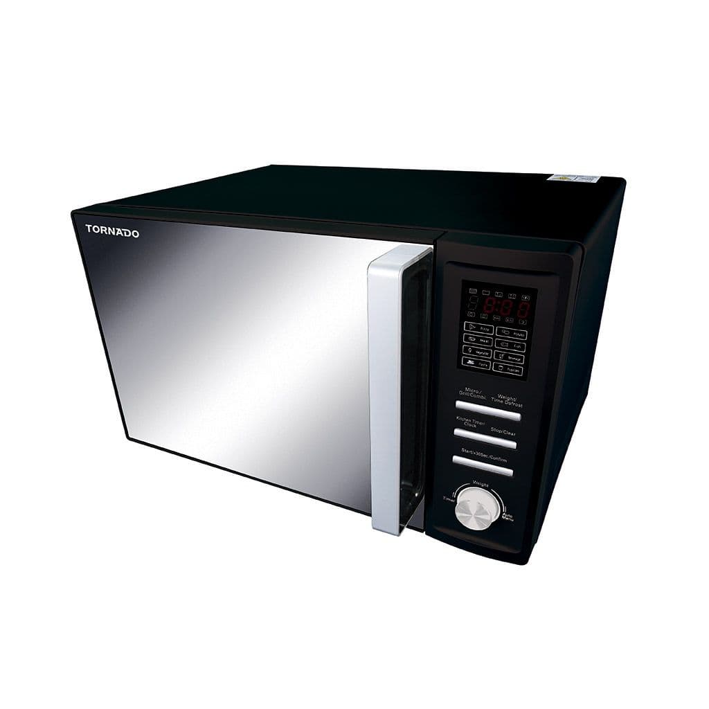 Tornado Microwave, 36 Liters, 1000 Watt, Grill, Digital, MOMC36BBEBK - Black