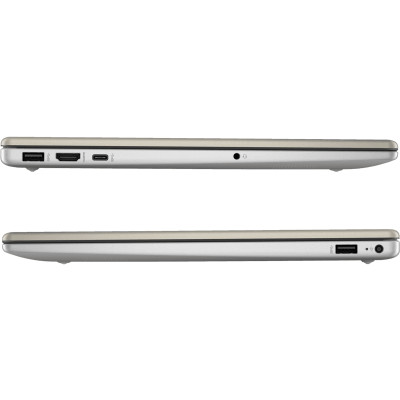 HP 15-fd0343nia Laptop, i7-1355U Processor, 8GB RAM, 512GB SSD, Intel® Iris® Xᵉ Graphics, 15.6" FHD Display, DOS - Gold Silver