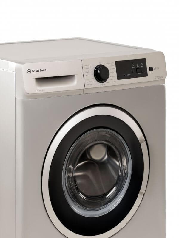 White Point Front Loading Washing Machine, 6 KG - Silver WPW61015PDS