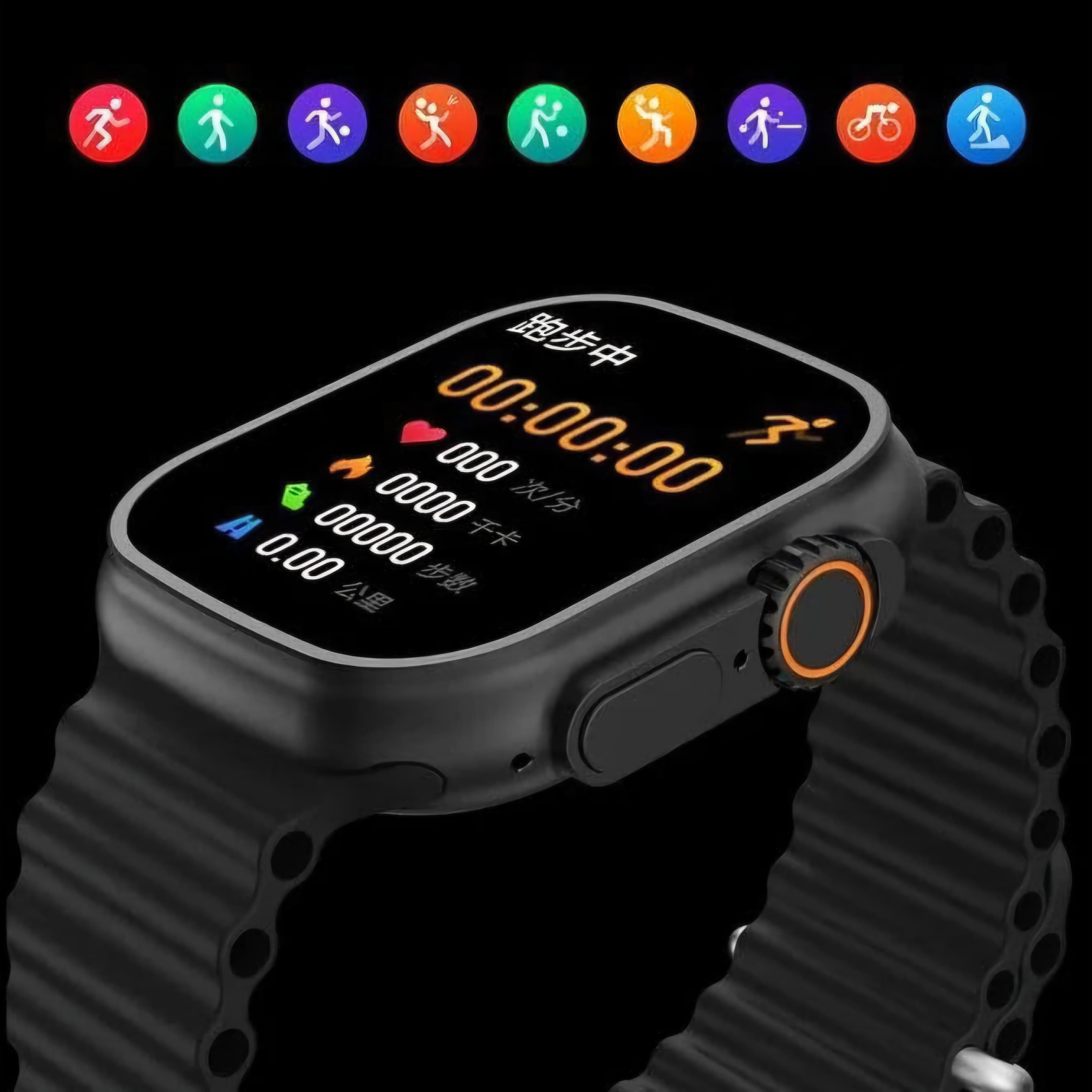 T900 Ultra Smart Watch, 2.09 Inch - Green