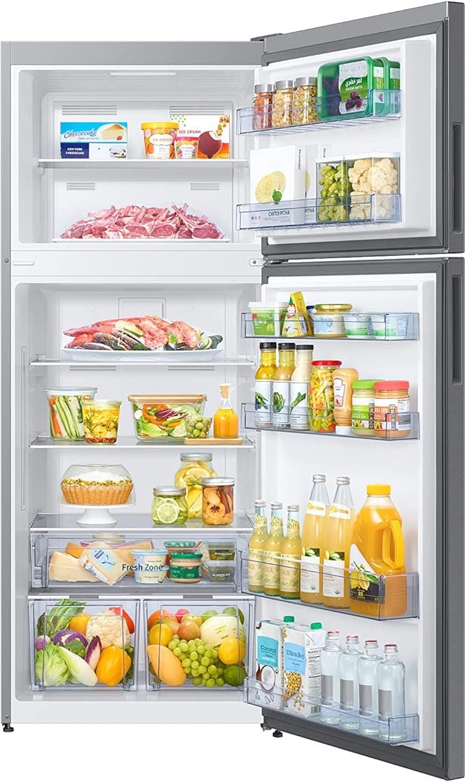 Samsung Refrigerator, No-Frost, 396 Liter, Silver - RT40A3010SAMR