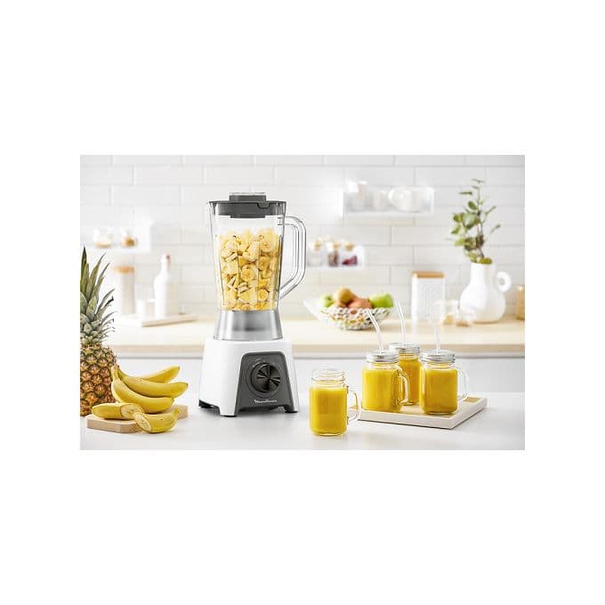 Moulinex Blendeo Blender, 450 Watt, 1.25 Liter, White - LM2C3126