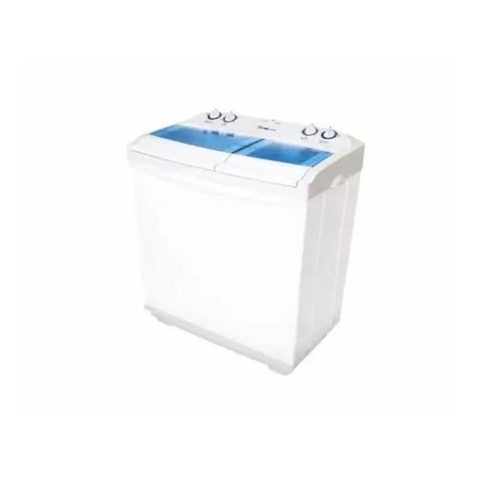 Unionaire Half Automatic Washing Machine, 10 Kg, 2 Tub, White Blue - UW105TP
