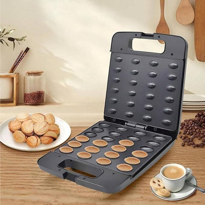 City Electric Walnut Cookie Maker, 1500W, Black