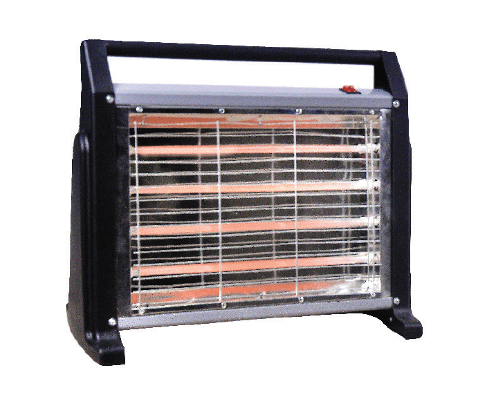 IHome Heater 4 Candles , 2000 watt - Silver black