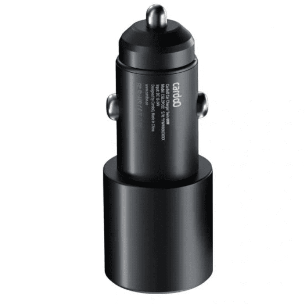 CardoO Dual USB-C Ports Car Charger, 60 Watt, CGLCPC02B - Black