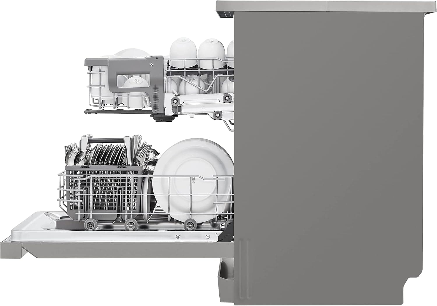 LG Dishwasher, 14 Place Settings – Platinum Silver, DFC532FPE.AASPEEC