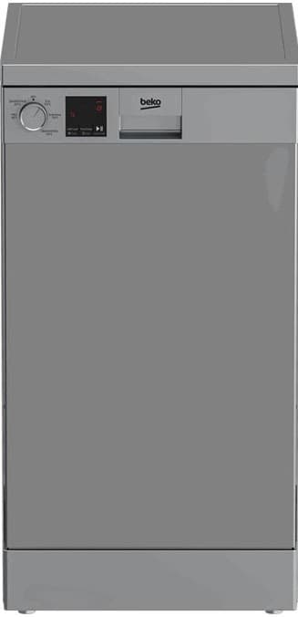 Beko | Dishwasher, 45 cm, 10 Persons, LED Display - Silver, DVS05020S