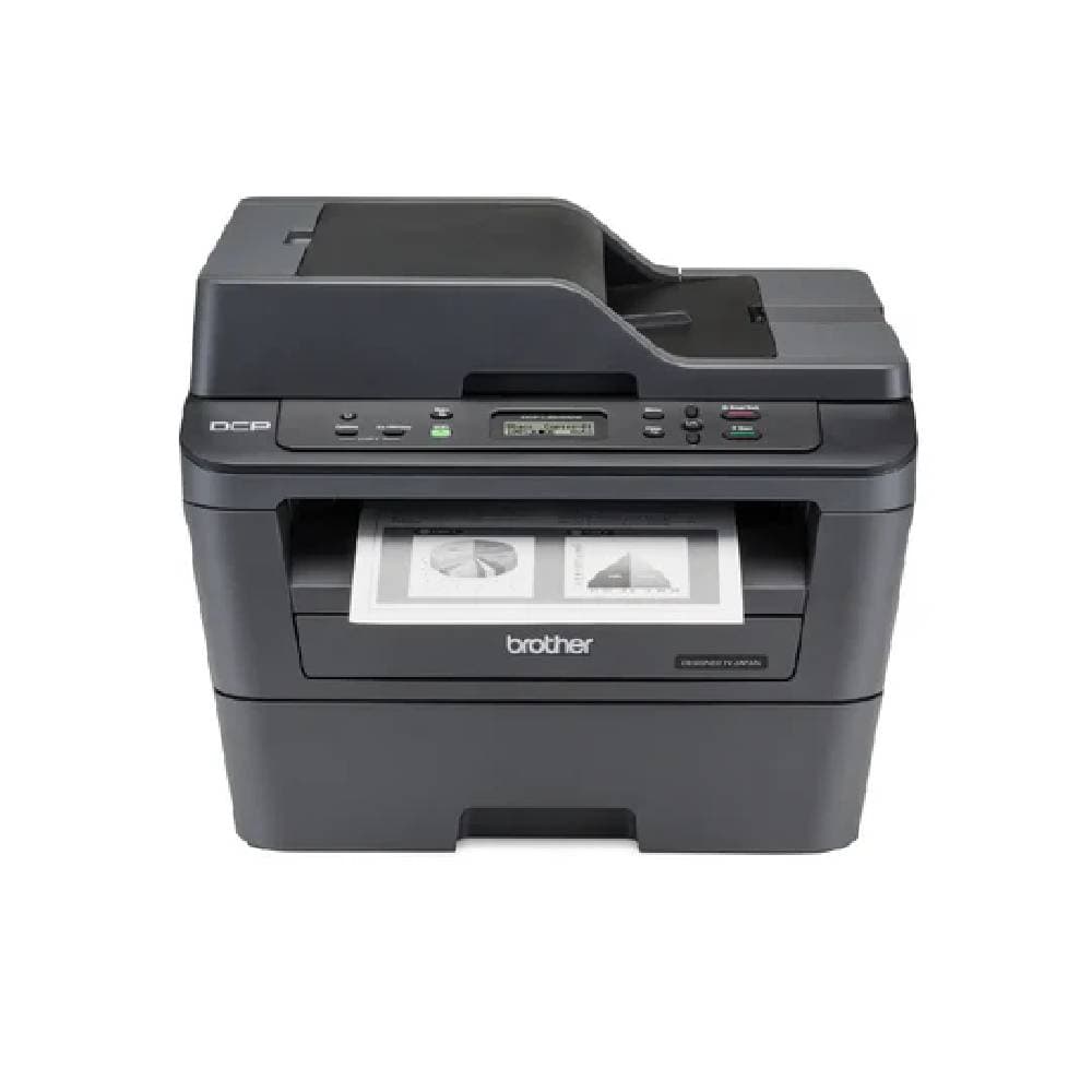 طابعة ليزر أحادية اللون متعددة الوظائف برازر، DCP-L2540DW - أسود