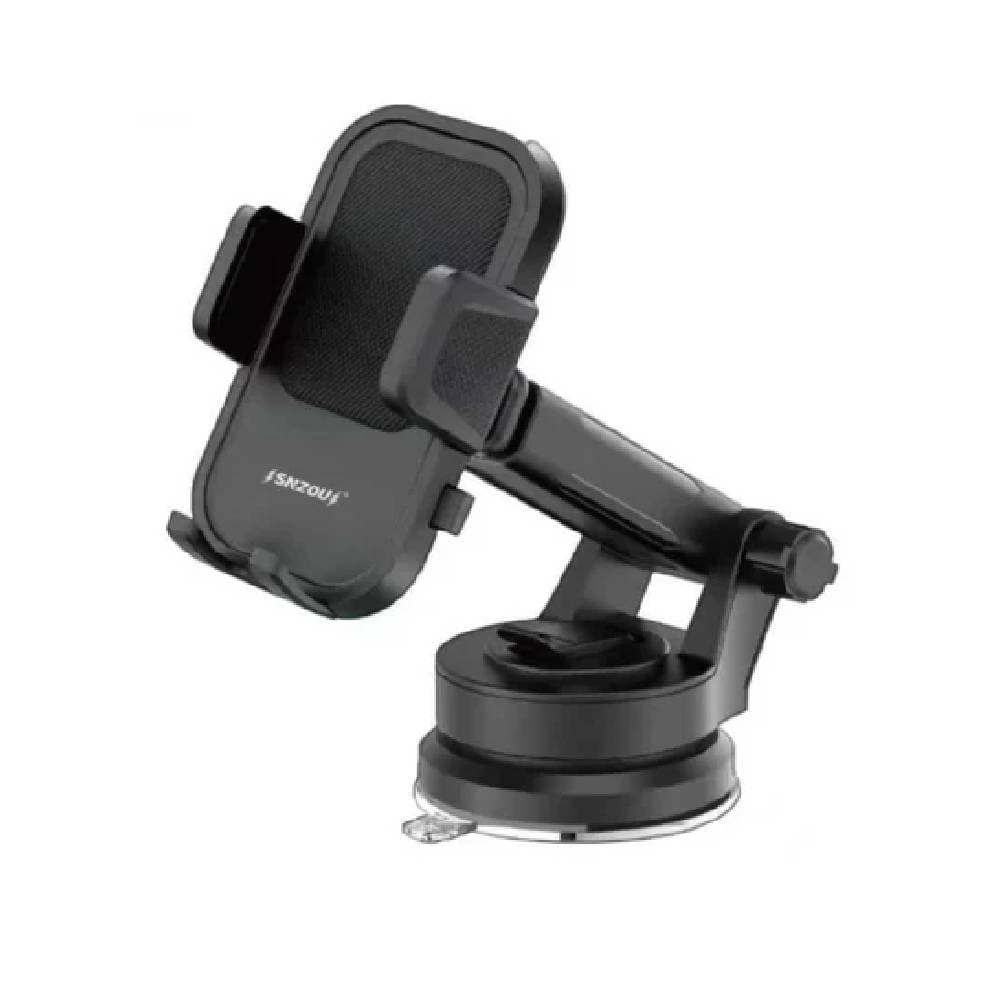 Snzou SN-544 Vacuum Suction Phone Holder Sturdy and Durable Design - Black