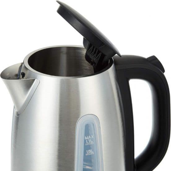 Black & Decker | Stainless Electric Kettle, 1.7 Liter, 2200 Watt, JC450 - Silver