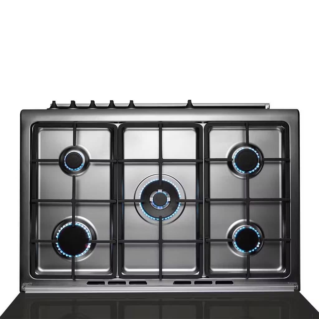 La Germania Gas stove, 5 Burners, 60 x 90 cm - Black, 9M10G4A1X4AWW