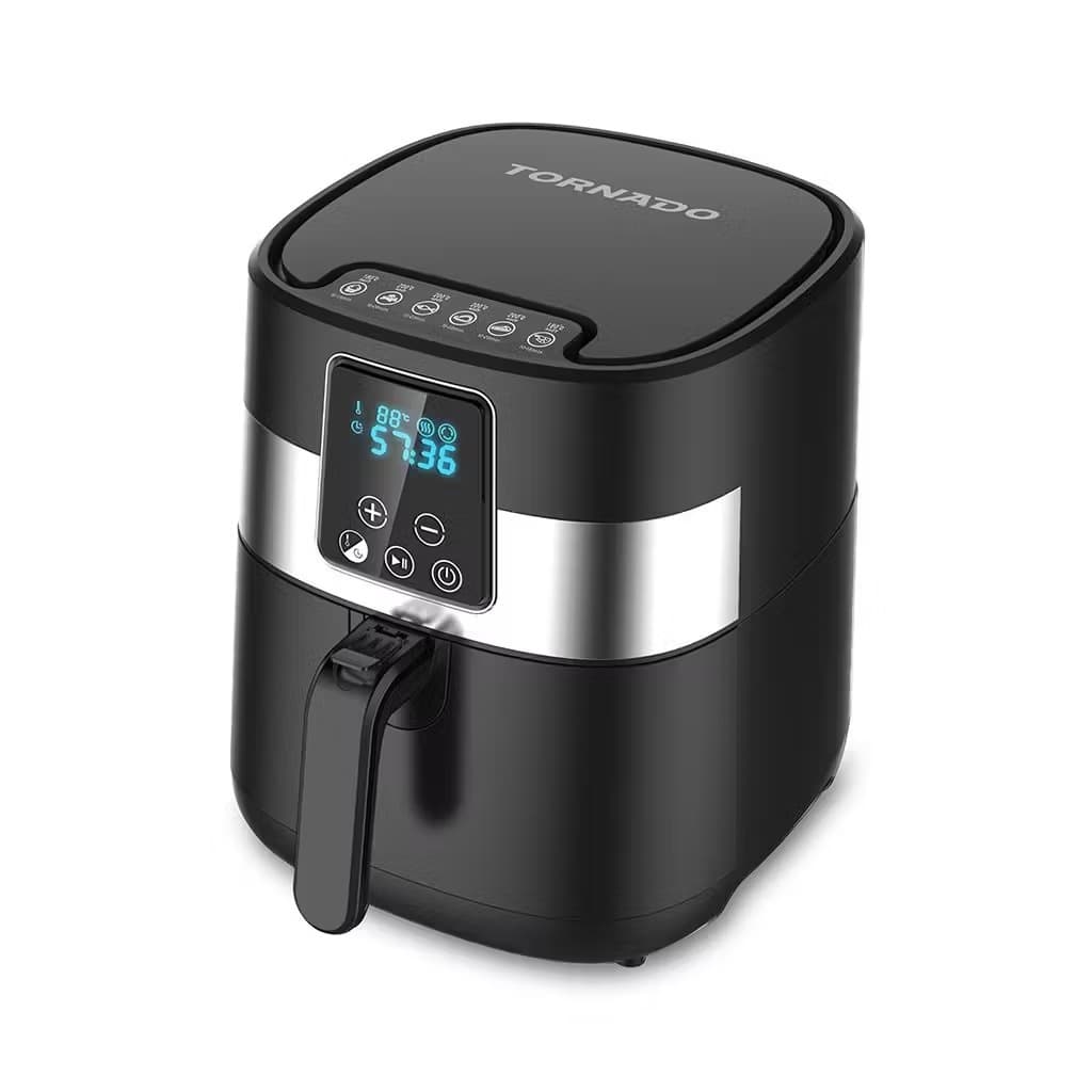 Tornado Air Fryer,1300 watt, 3 Liter, with Digital Screen - Black, THF-133D