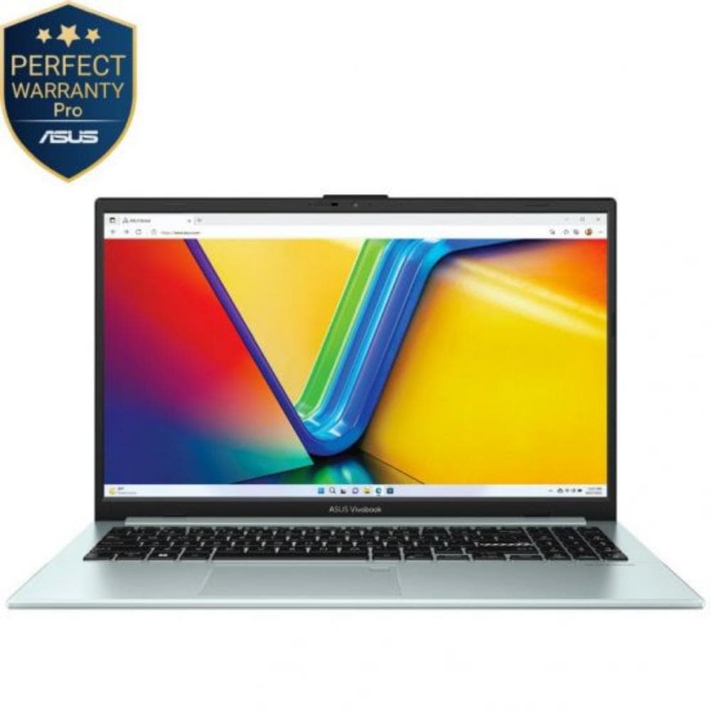 Asus Vivobook Go 15 Laptop, AMD Ryzen™ 3 7320U, 8GBRAM, 256GB SSD, AMD Radeon™ , 15.6'' FHD, Win11, E1504FA- BQ823W - Green Grey