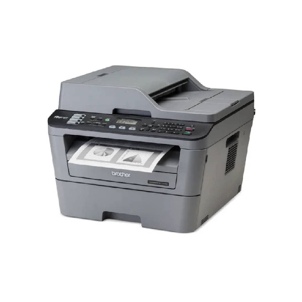 Brother MFC-L2700DW 5-in-1 Duplex and Wireless Laser Printer - Gray