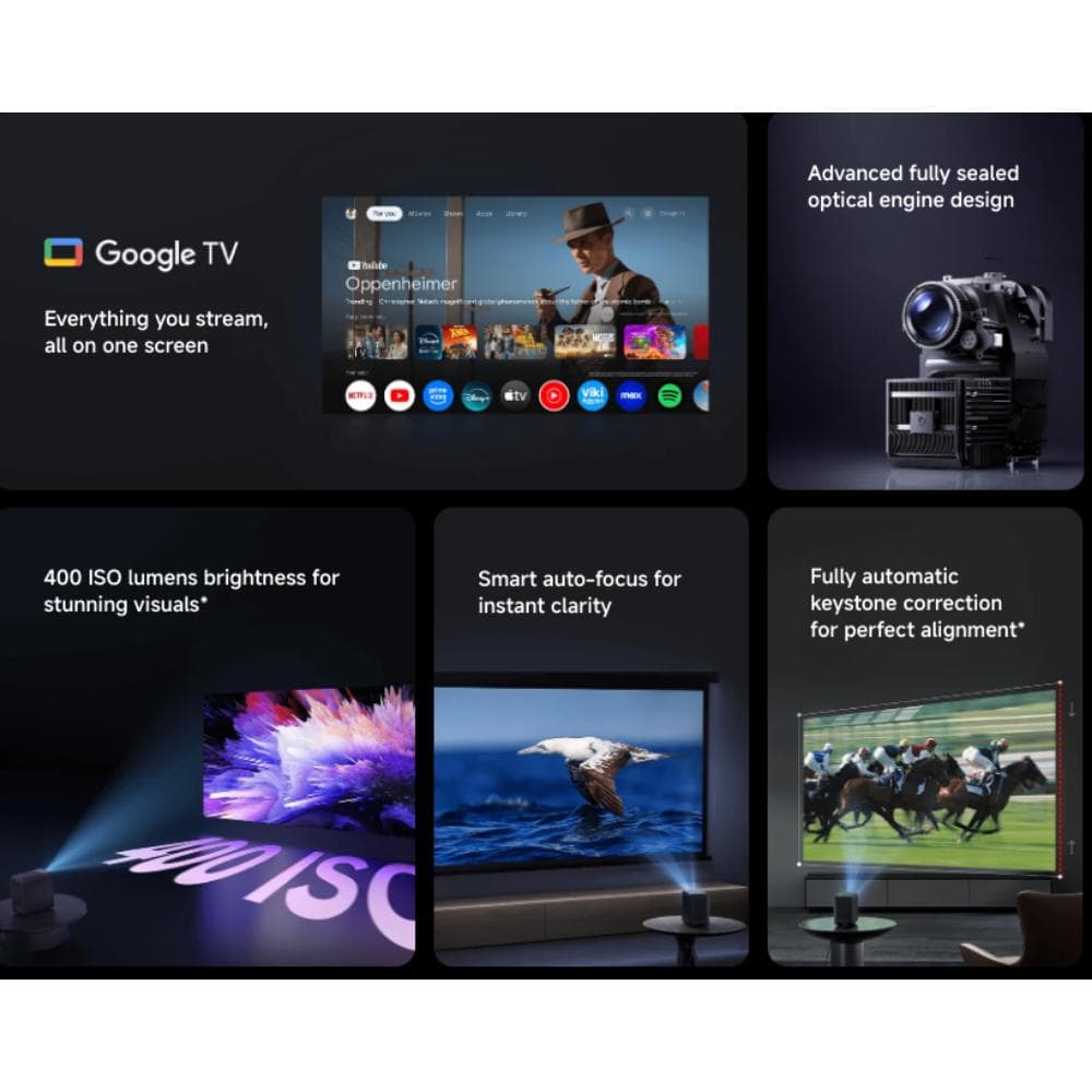 Xiaomi L1 Pro Smart Projector Full HD 1080P – 400 ANSI Lumens – Android TV