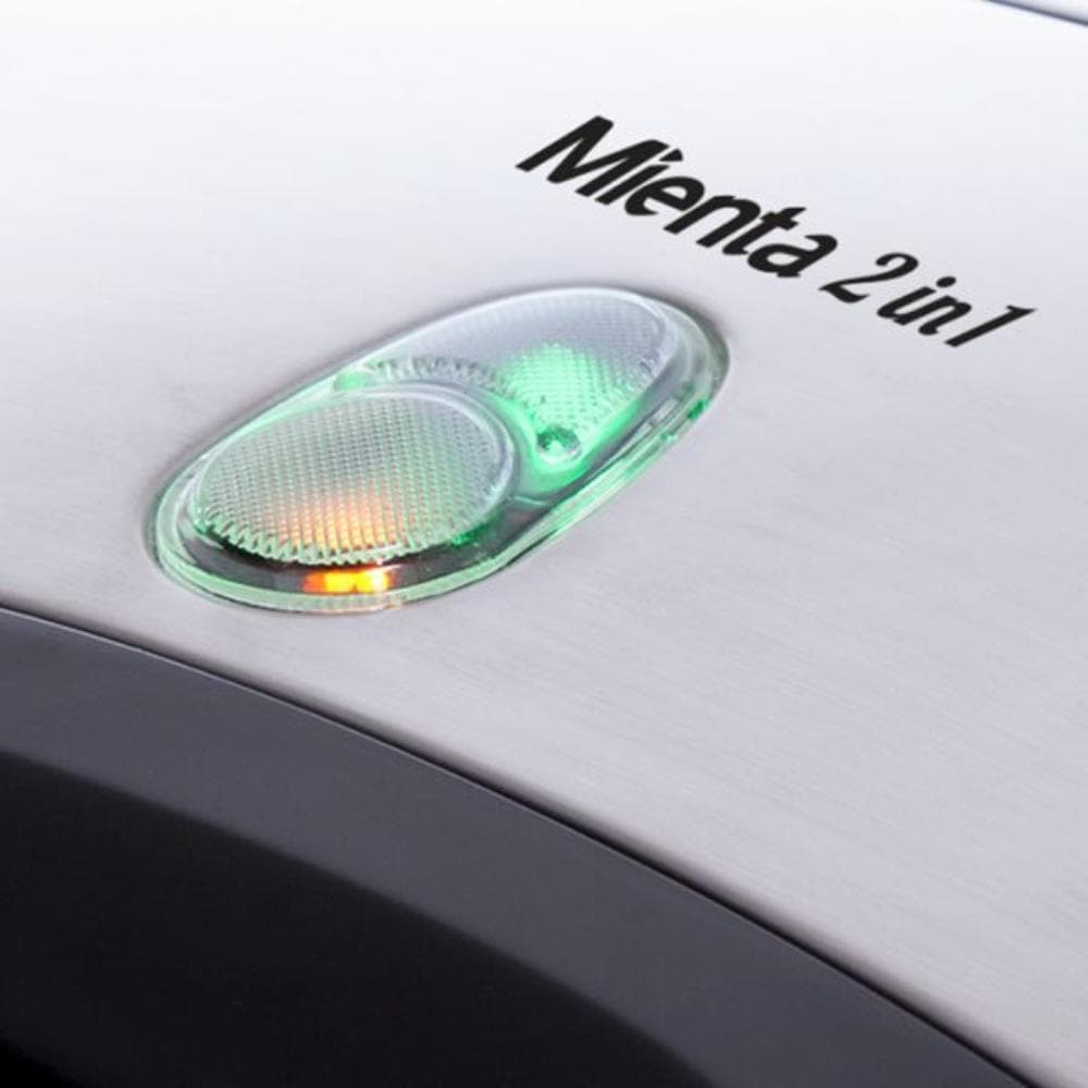 Mienta Sandwich Maker, 2 Slices, 750 Watt, SM27809A - Black