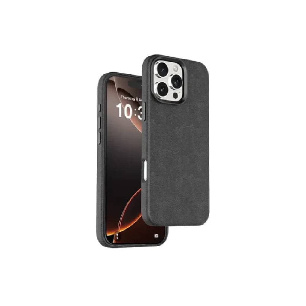 جراب جرين ليون لهاتف ايفون 16 بروماكس Heritage ماج سيف - أسود