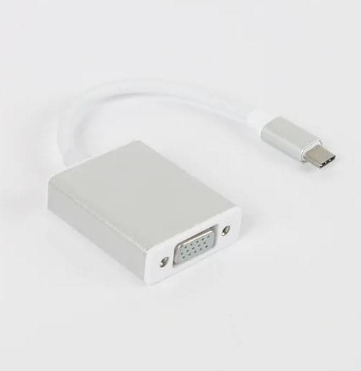 USB 3.1 Type C to VGA Adapter - Silver