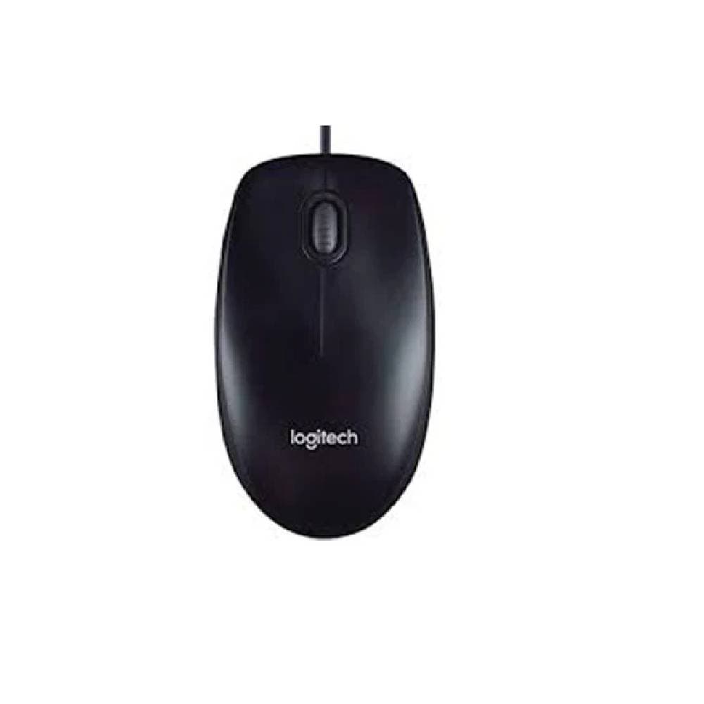 Logitech M90 Optical Wired Mouse - Black