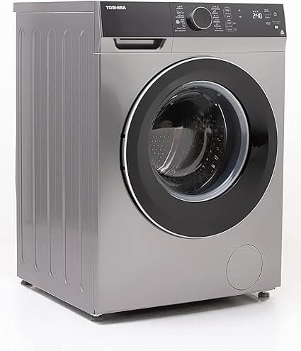 Toshiba Inverter Automatic Washing Machine, 8 kg - Silver, TW-BJ90M4E(SK)