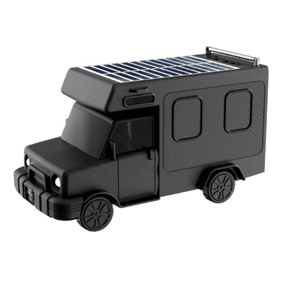 EVO P818 Car Design Wireless Bluetooth Speaker - Black