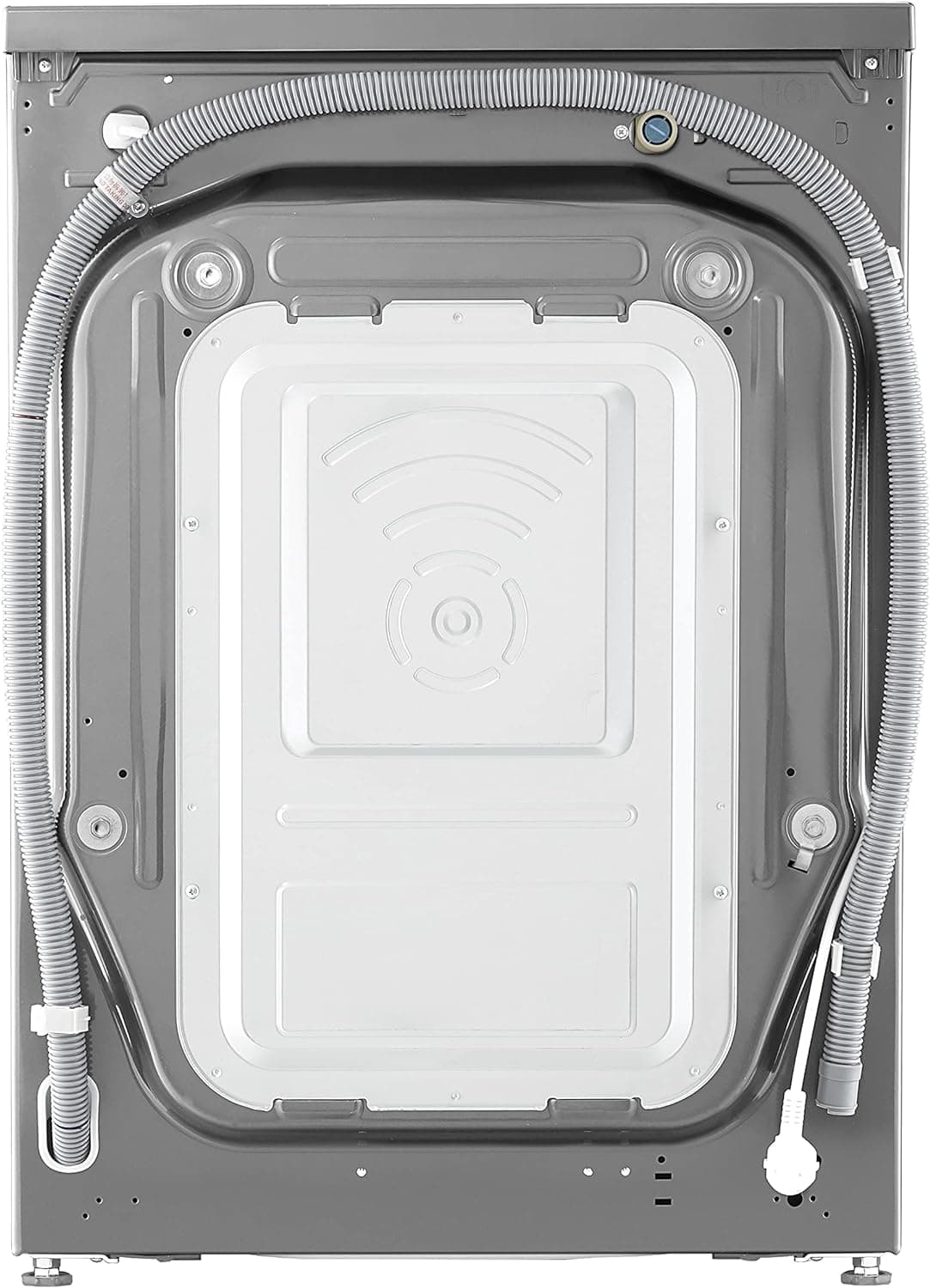 LG I Vivace Front Load Automatic Washer, AI DD technology, 8 Kg - Silver, F4R5TYG2T