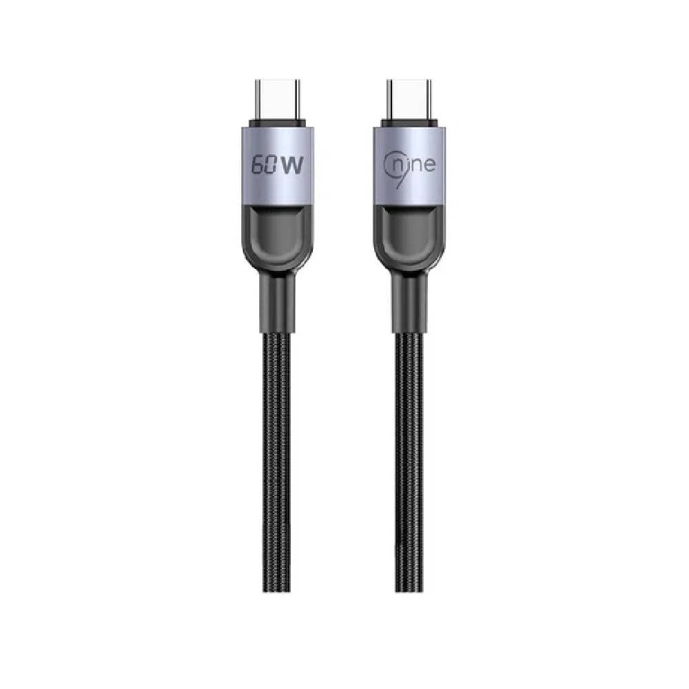 Nine Ultra Starlink Fast Charging Cable 60W Type-C to Type-C 1m - Black