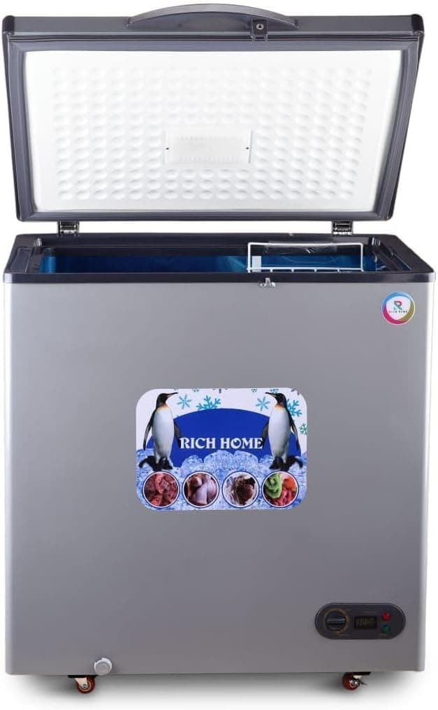 Rich Home Chest Freezer, De Frost - Silver, RH-CFD 270ss