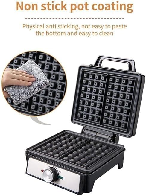 Sokany 1600W High-Power Waffle Maker - Silver