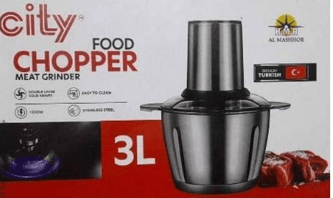 City Chopper, For Cutting Vegetables, Meat And Food 1200 Watt 3L