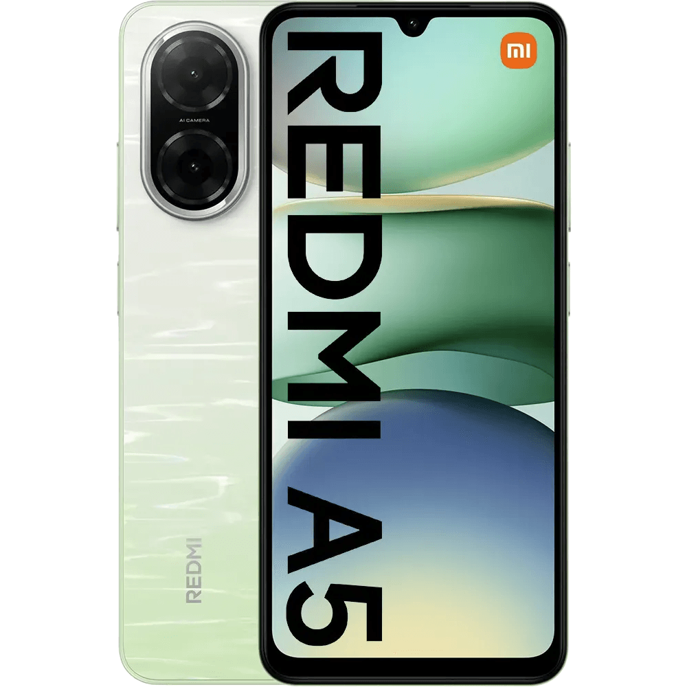 Xiaomi Redmi A5 Dual SIM, 64GB, 4GB RAM, 4G LTE - Lake Green