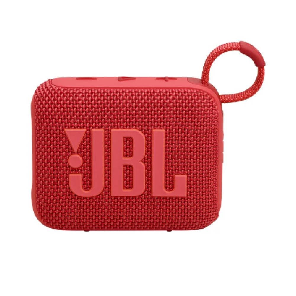 JBL Go 4 Wireless Portable Bluetooth Speaker, Waterproof, Up to 9 Hours - Red