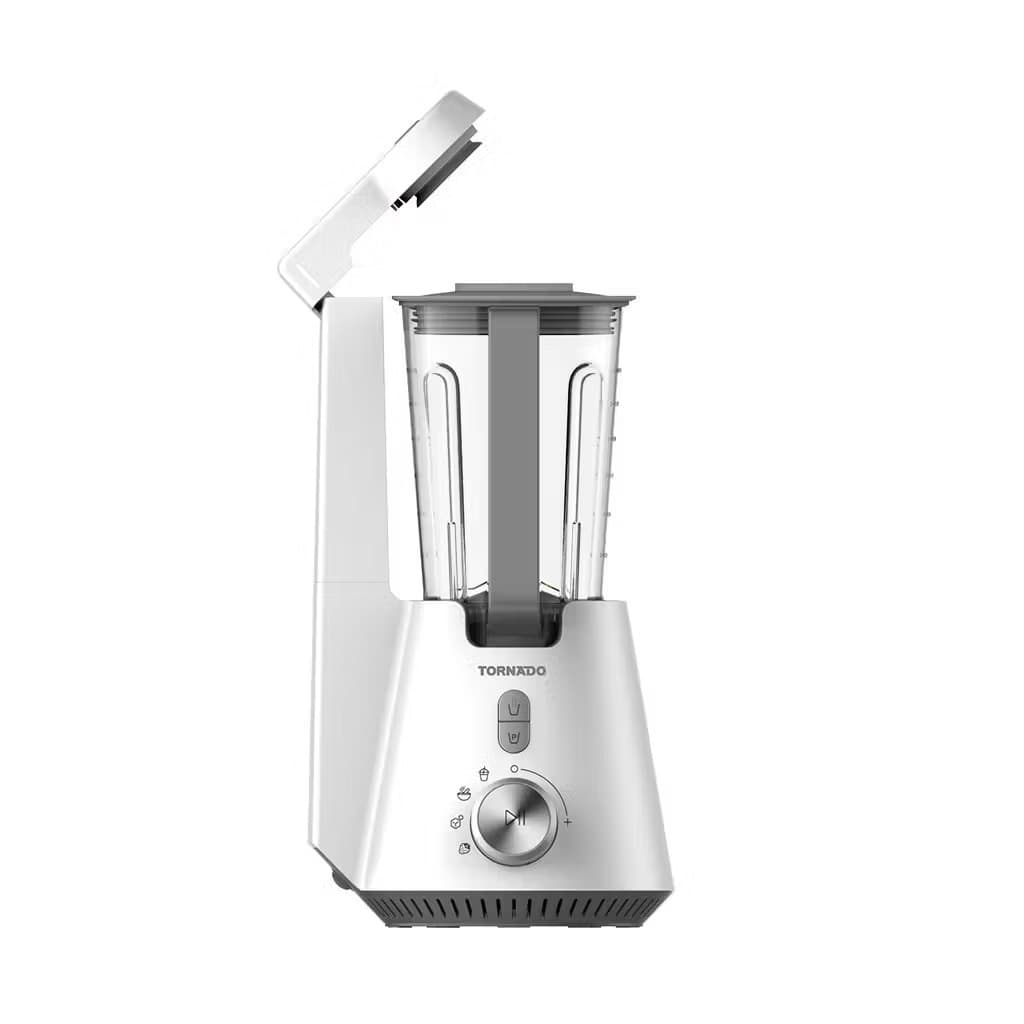 Tornado Vacuum Blender, 1000 Watt, 1.5 Liter, Extra 0.6 Liter Bottle - White, TVBL-1000LI