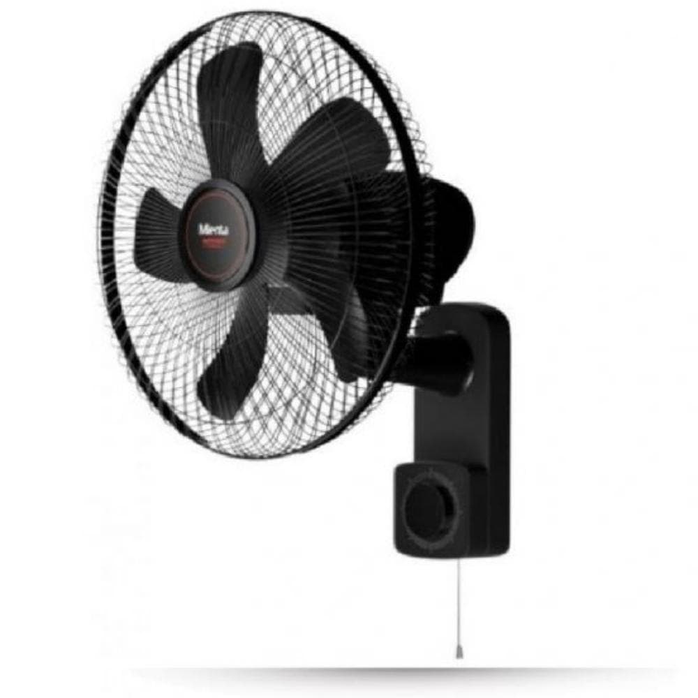 Mienta Storm Wall Mount Fan, 18 Inch, WF50338A - Black