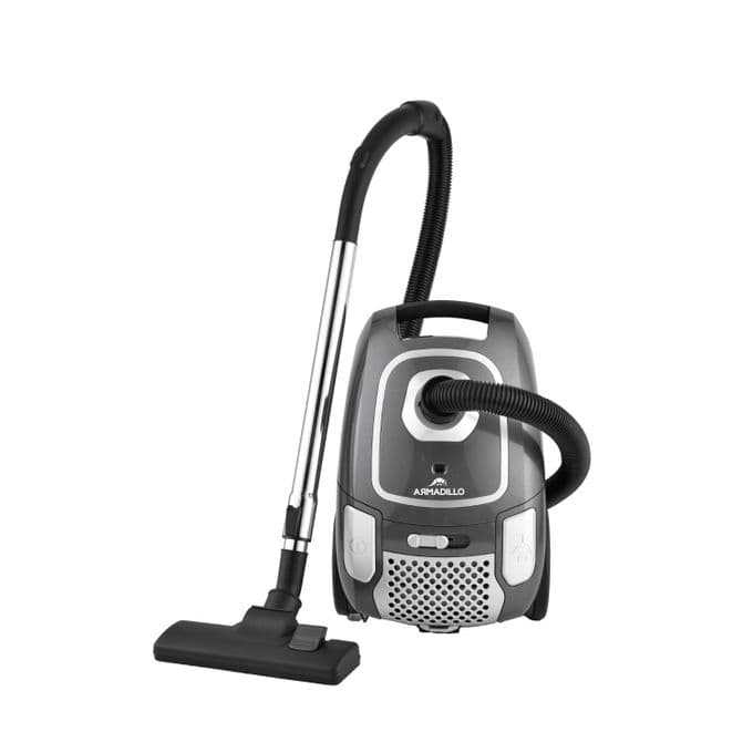 مكنسة كهربائية أرماديلو، 4 لتر، 2000 وات - رمادي، ARM-SDA-VC-GRY-0000