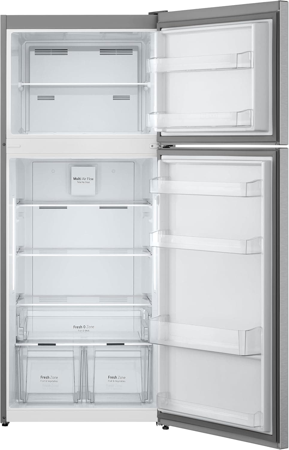 LG No Frost Refrigerator, 2 Doors, 401 Liters, Digital, GTF402SVAN - Silver