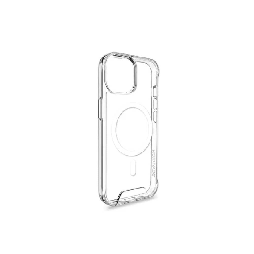 BayKron Smart Slim X Mag Case For iPhone 15 Shockproof Protection and MagSafe - Clear