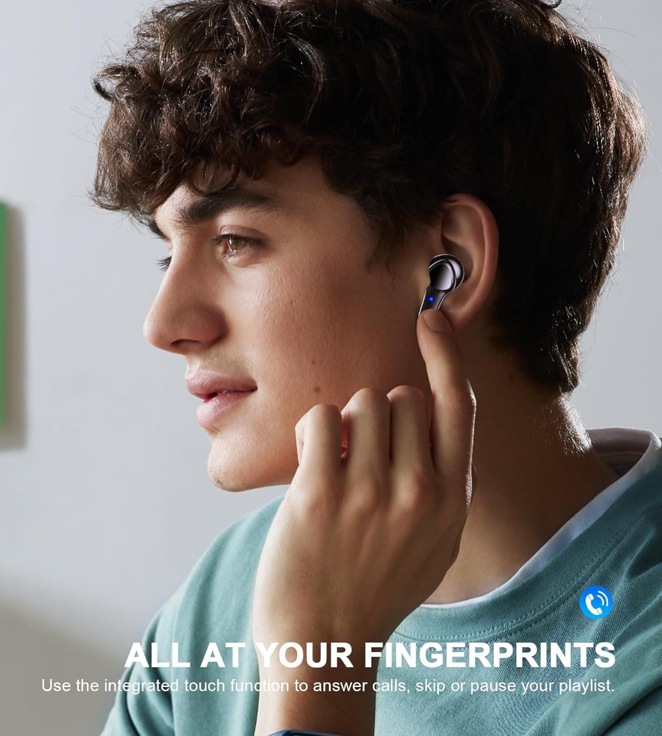 Choetech Choebuds Pro In-Ear Earbuds With 6 Mics, Noise Cancellation, Up to 24 Hours, Black - BH-T10