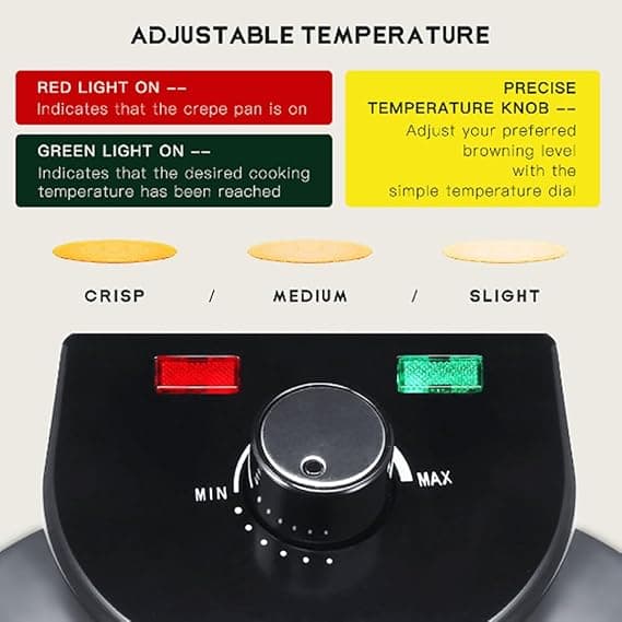 Sokany Roti Maker, 1500 Watt - Black, KJ507