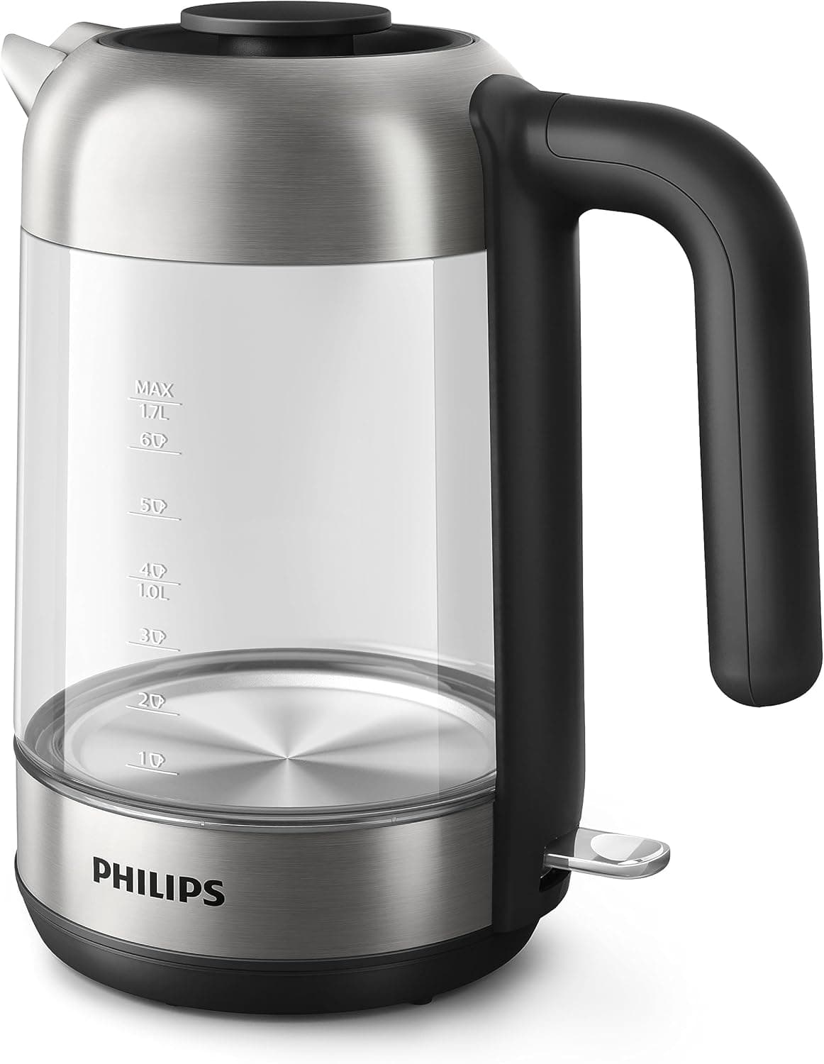 Philips Glass Electric Kettle, 2200W, 1.7L - Silver, HD9339