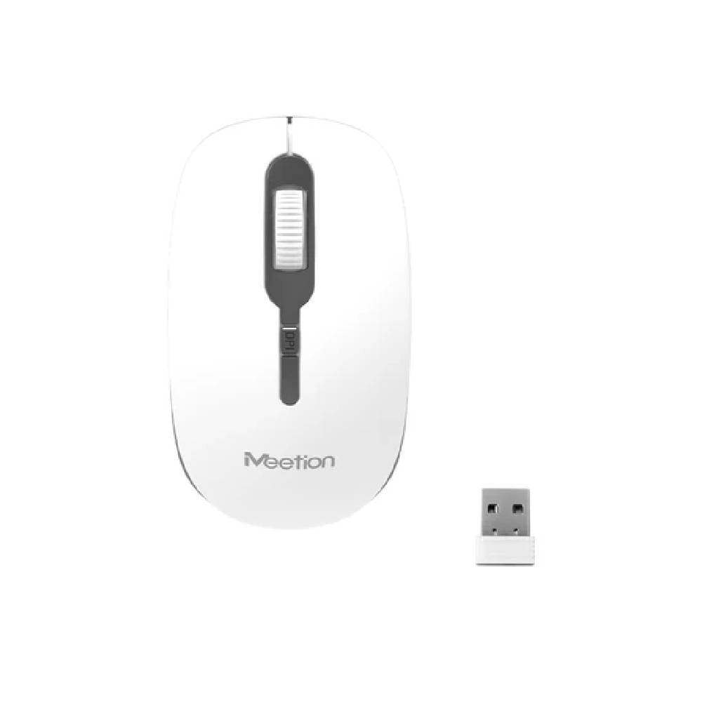 Meetion MT-R547 2.4G Wireless Optical Mouse - White