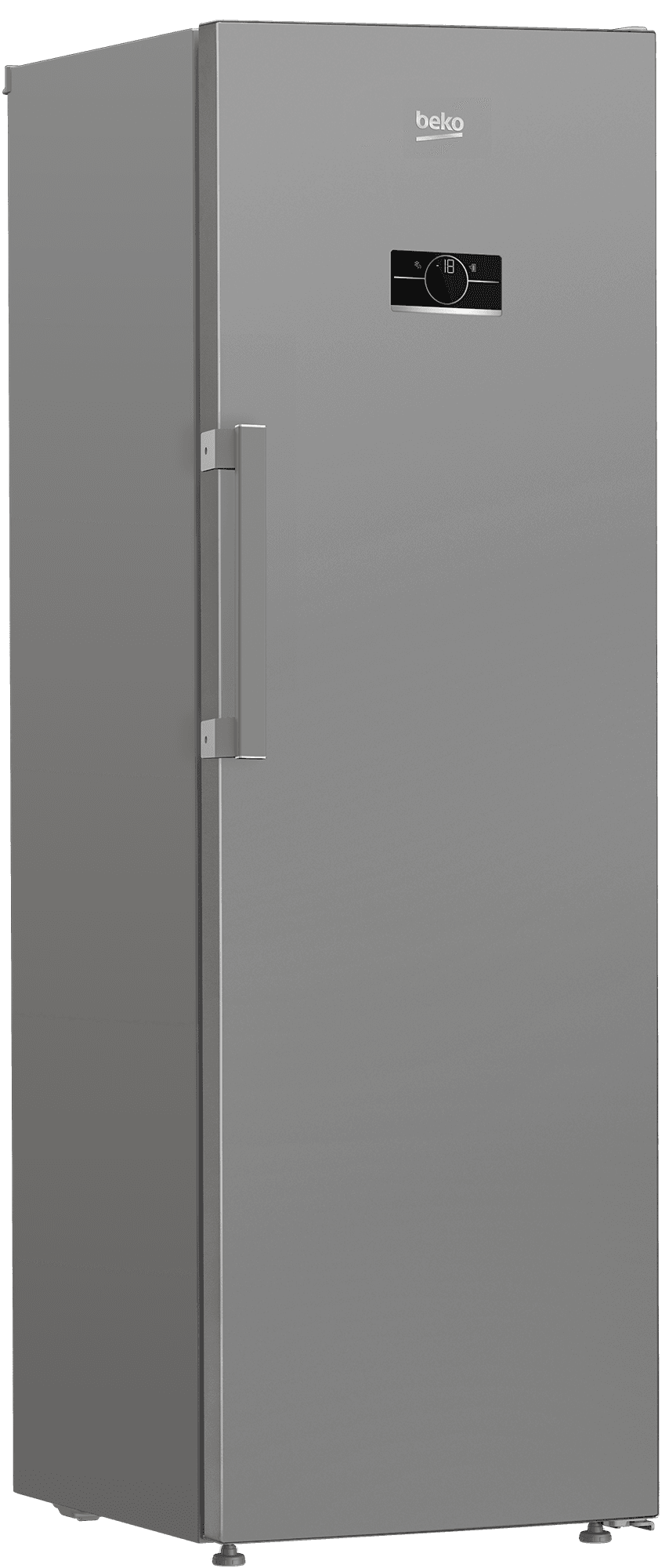 Beko Vertical Deep Freezer, 8 Drawers, Digital Display, No Frost, B3RFNE314ZXPE1 - Silver