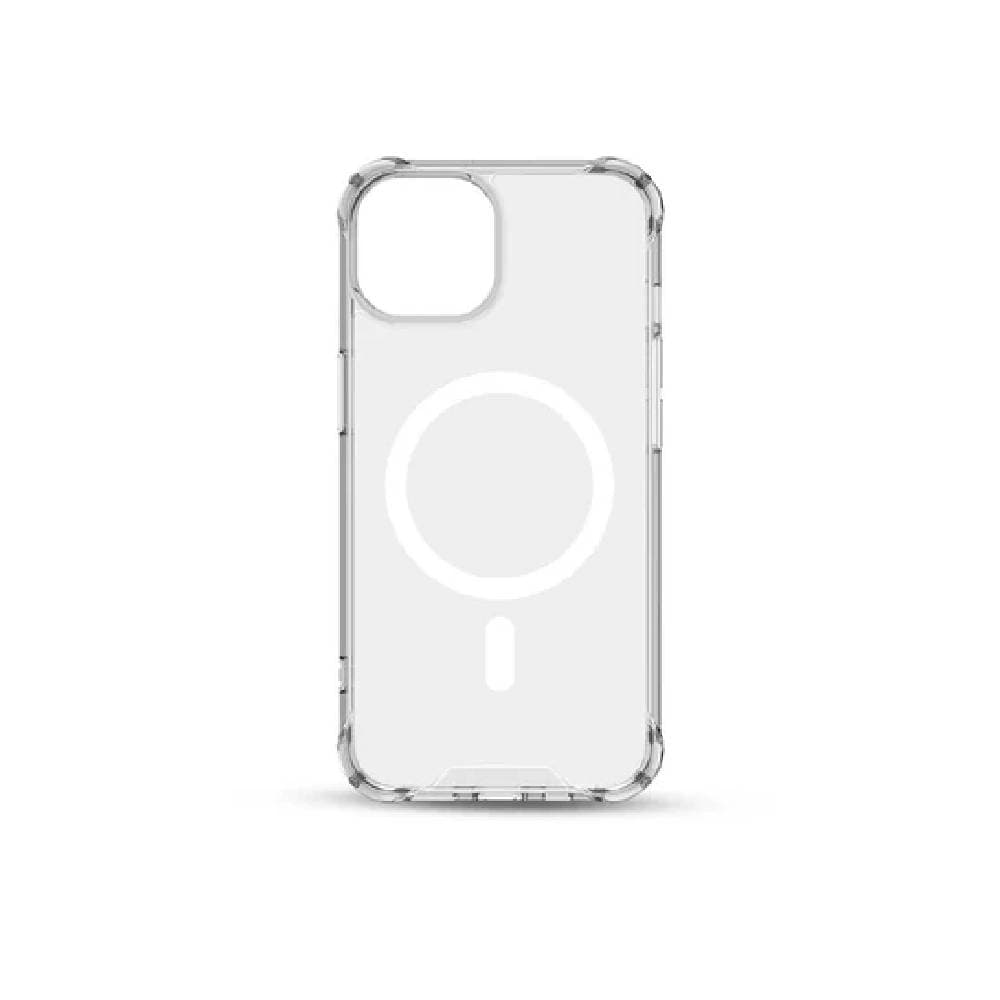 BayKron Case For iPhone 14 Premium MAG Clear Shockproof Anti-Bacterial - Clear