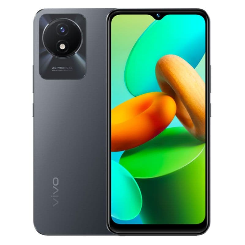 Vivo Mobile Y02T, 64GB, 4GB RAM, Dual SIM, 4G, Grey, With 1 year warranty