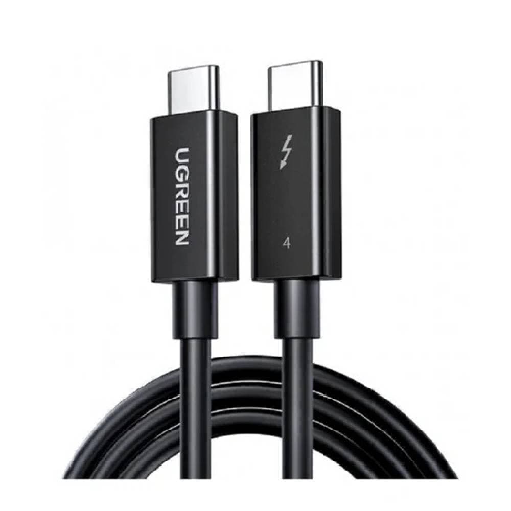 كابل يو جرين USB-C إلى USB-C، طول 0.8 متر - أسود