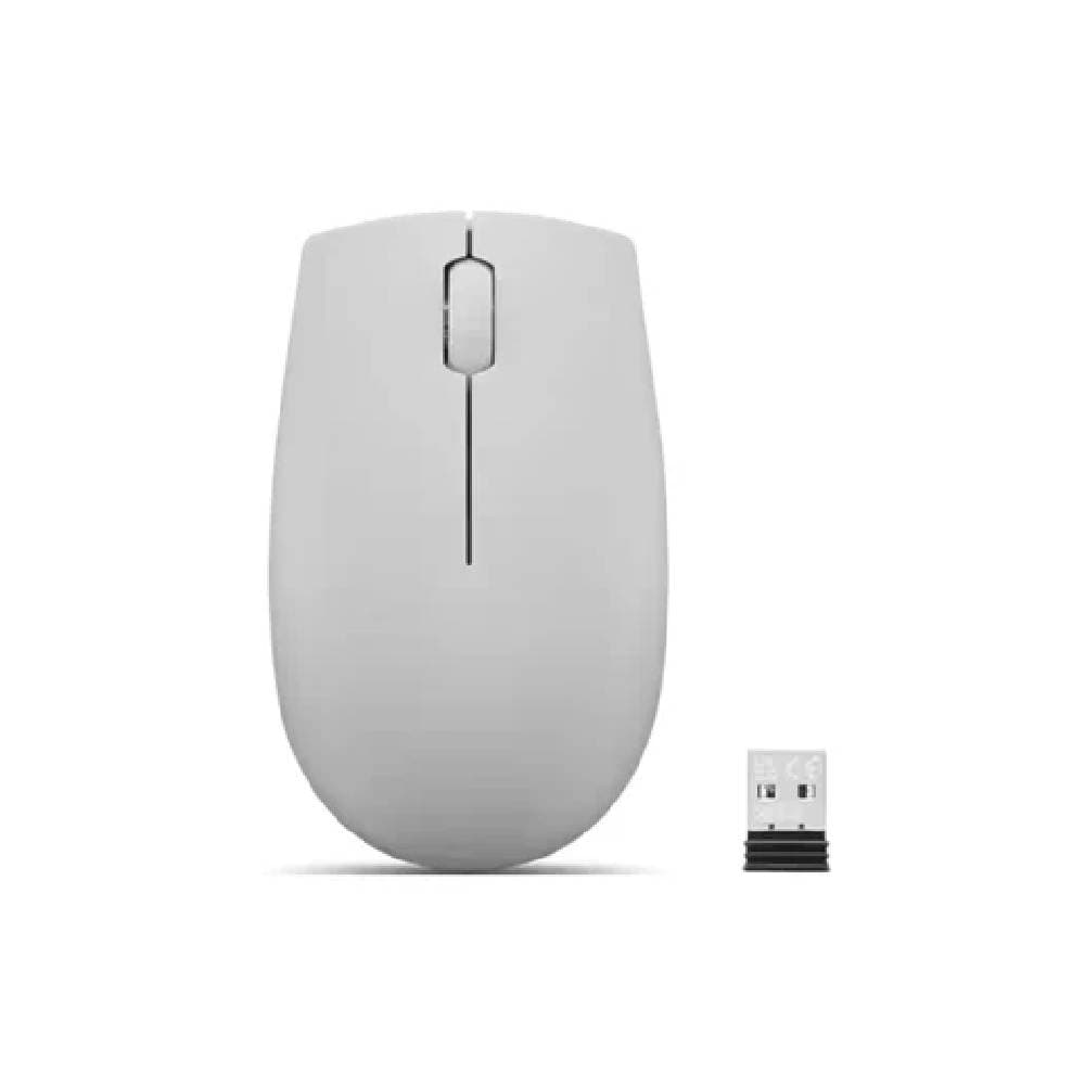 Lenovo 300 Wireless Optical Mouse, 1000 DPI - Gray
