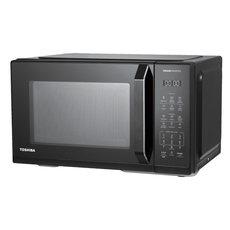 Toshiba Microwave, 25L, 900W, Digital, MW3-EM25PEI(BK) - Black