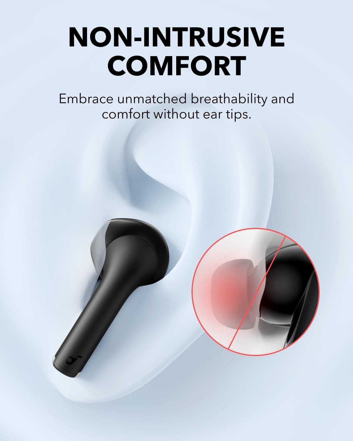 Anker SoundCore K20i Wireless In-Ear Earbuds - Black, A3994H11