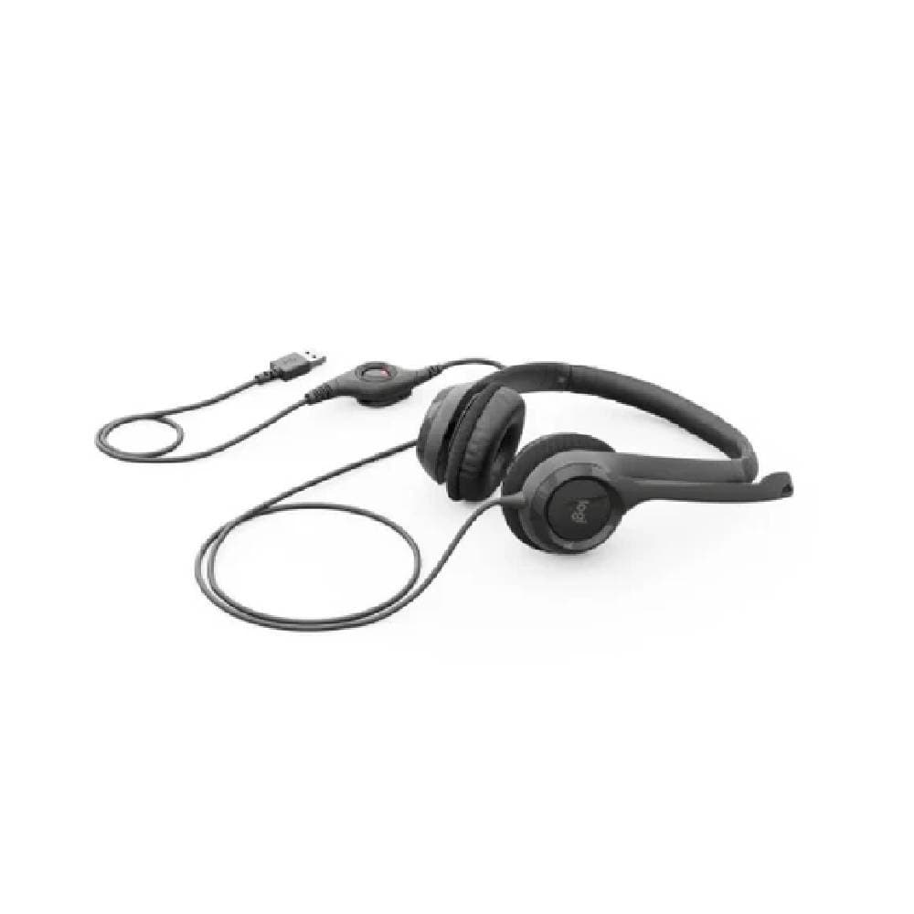 Logitech H390 USB Computer Headset With Enhanced Digital Audio - Black